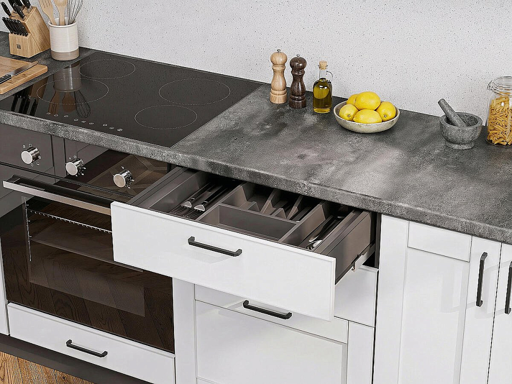 Лофт-01 graphite/white silk